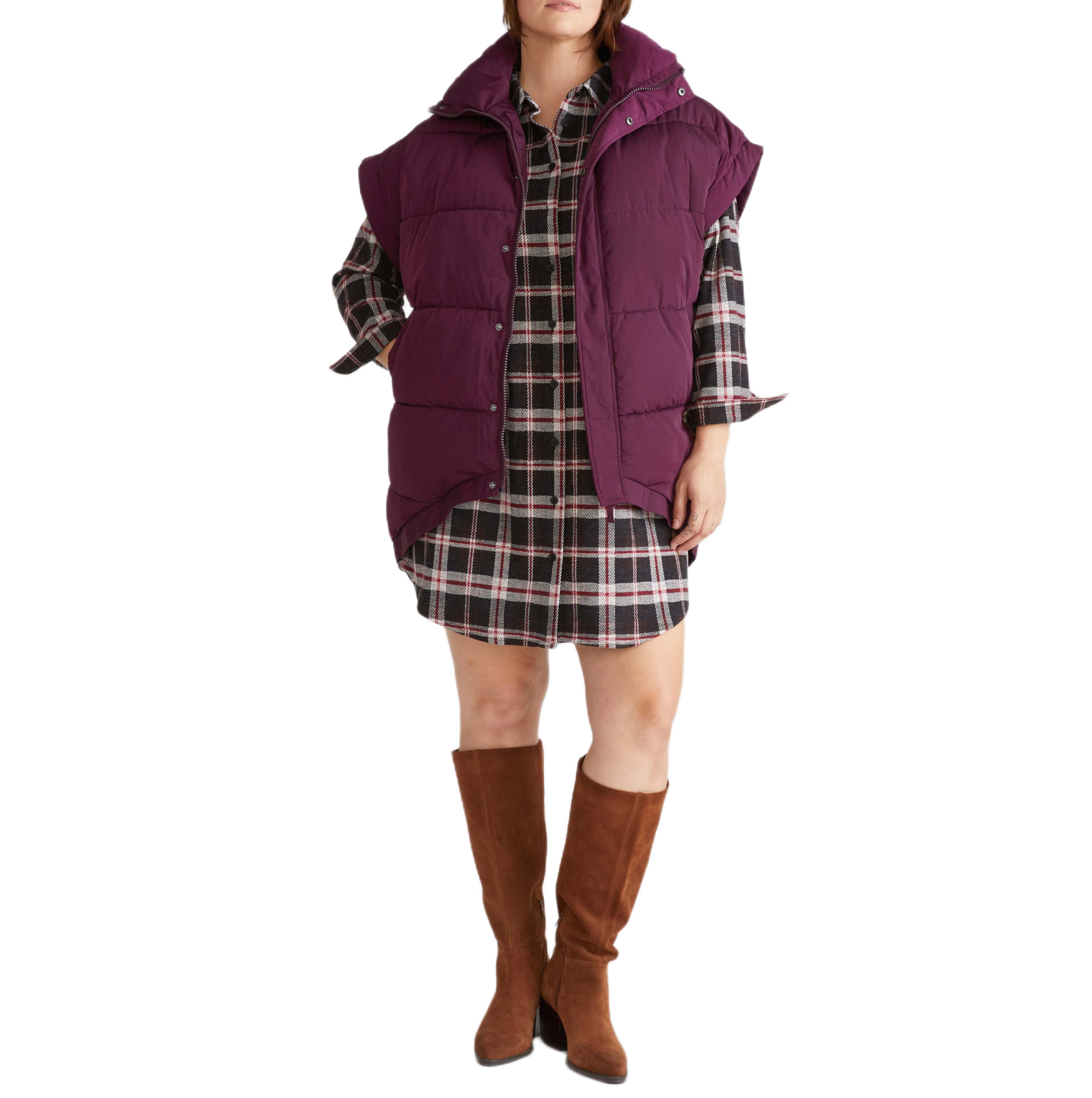 Universal Standard Women's Plus Paparazzi Puffer Vest