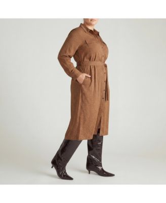 Plus Size Cooling Stretch Cupro Savannah Dress