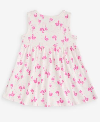 First Impressions Baby Toddler Girls Flamingo Print Dress Macys Exclusive