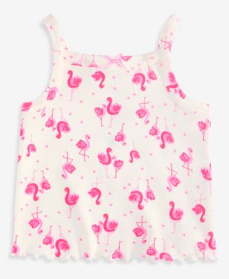 Toddler Girls' 2T-4T Mix & Match Flamingo-Print Tank Top