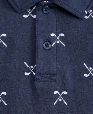 Baby Boys' Mix & Match Golf-Print Polo Shirt