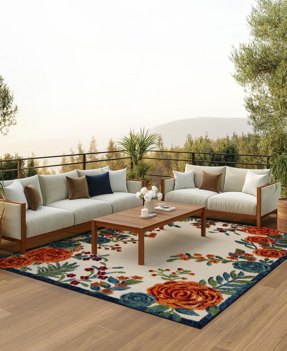 Nourison Home Aloha ALH32 6'x9' Area Rug