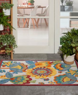 Aloha ALH25 2'8" x 4' Outdoor Area Rug
