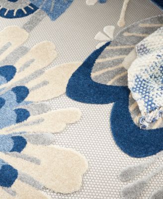 Aloha ALH25 7'10" x 7'10" Round Outdoor Area Rug