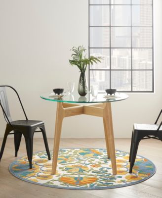 Aloha ALH22 4' x 4' Round Outdoor Area Rug