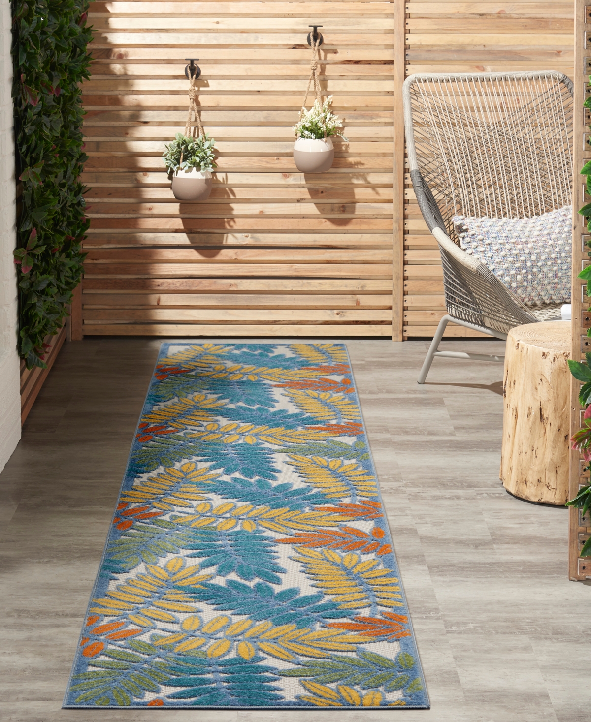 Nourison Home Aloha ALH18 2'3" x 12' Runner Rug