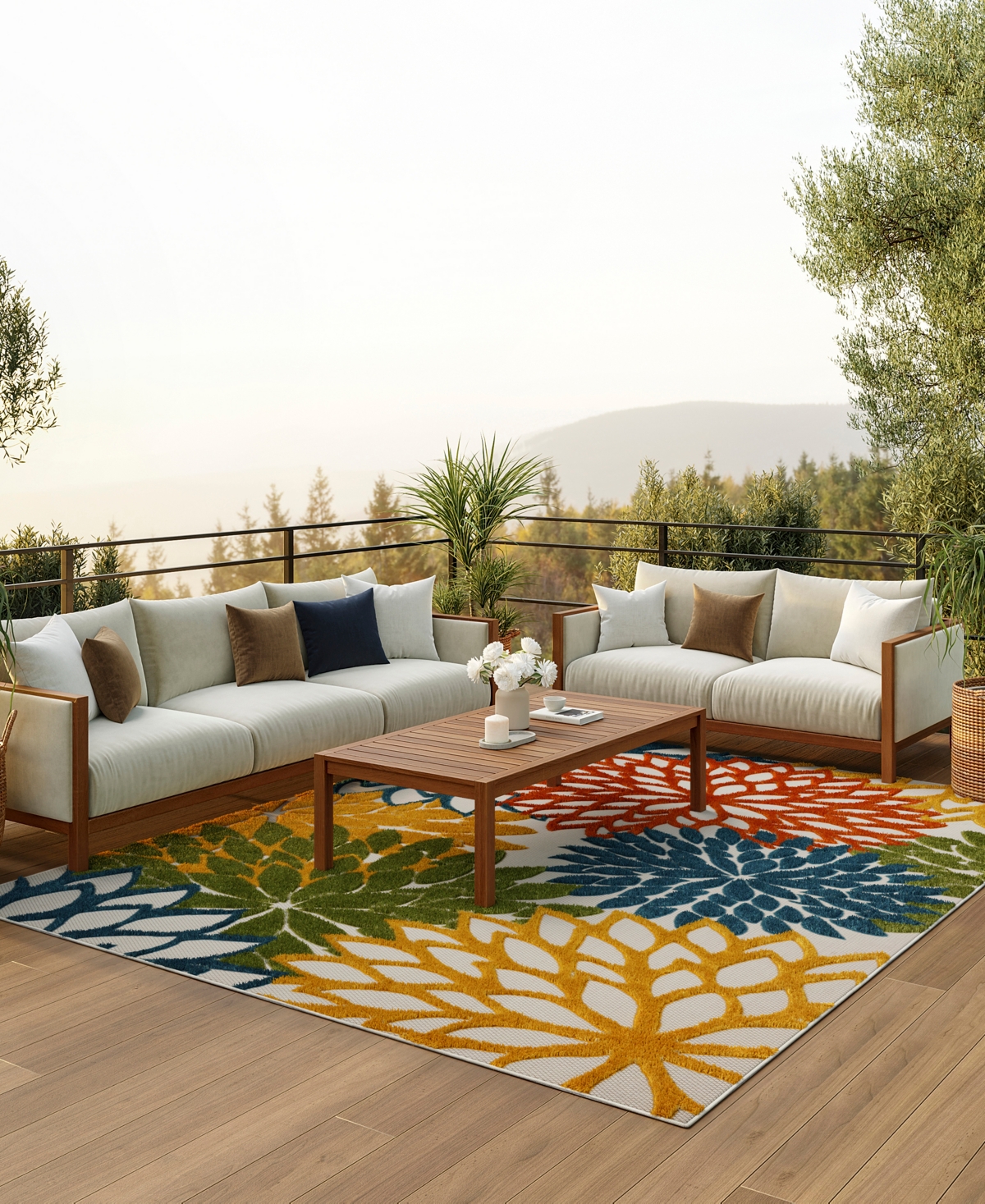 Nourison Home Aloha ALH05 6' x 9' Outdoor Area Rug