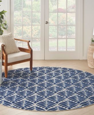 Aloha ALH35 7'10"x7'10" Round Area Rug