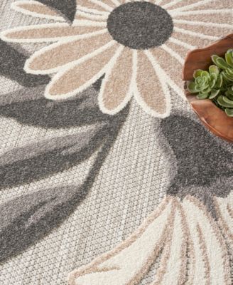 Aloha ALH33 7'10"x7'10" Round Area Rug