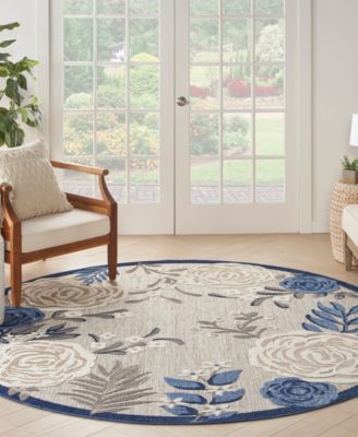 Aloha ALH32 7'10"x7'10" Round Area Rug