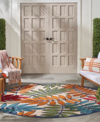 Aloha ALH18 Multi 7'10" Round Rug