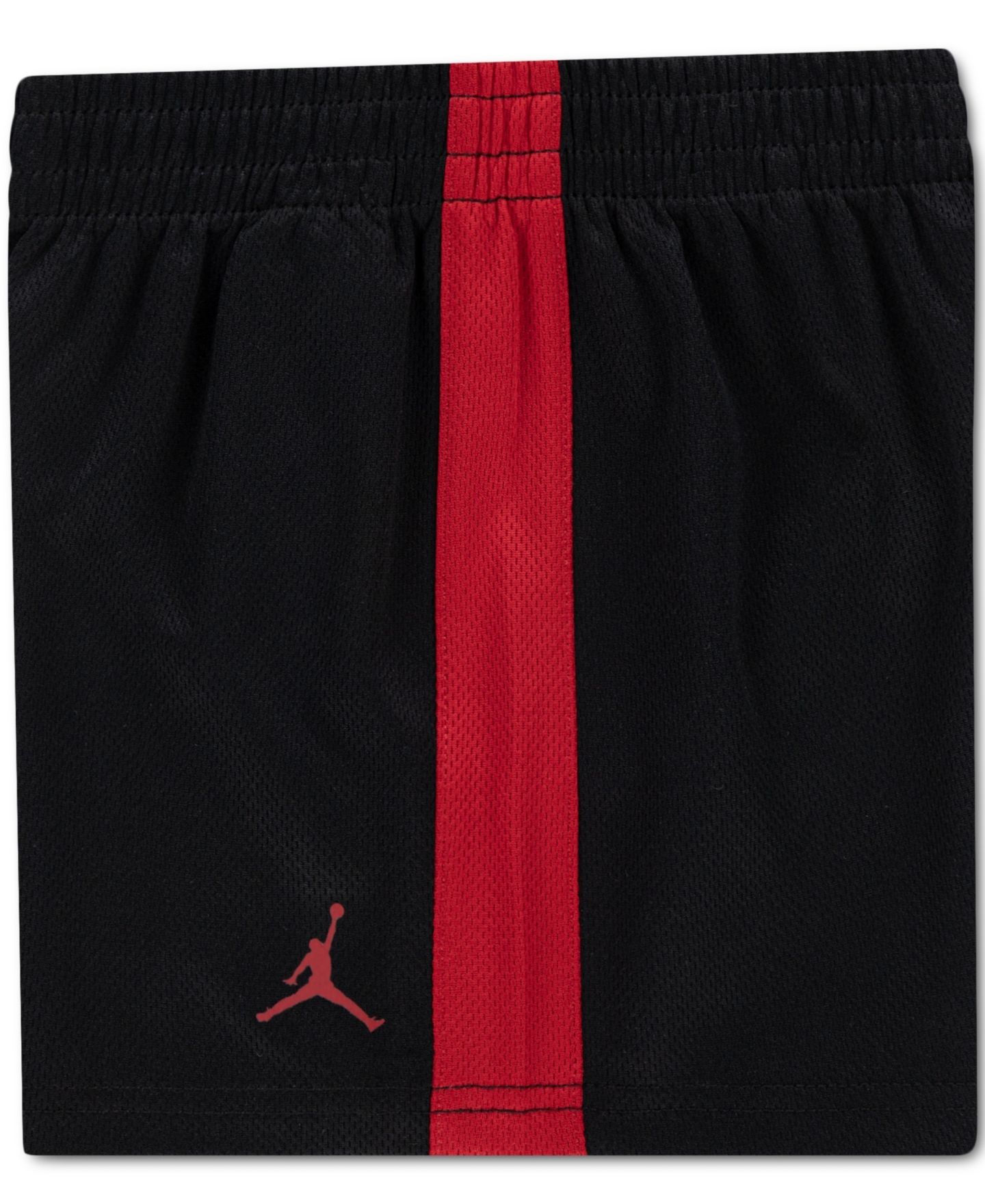 Комплект Jordan Airball Crewneck T-Shirt and Shorts, 2-Piece Set для мальчиков, цвет: Чёрный / Красный — фото 7