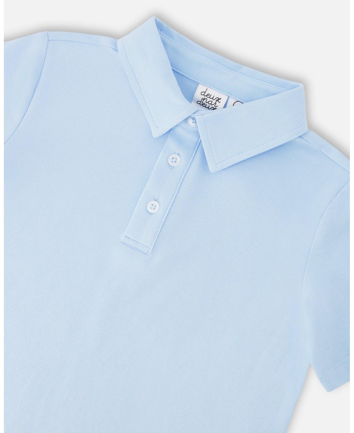 Deux par Big Boys Polo T-Shirt Pale