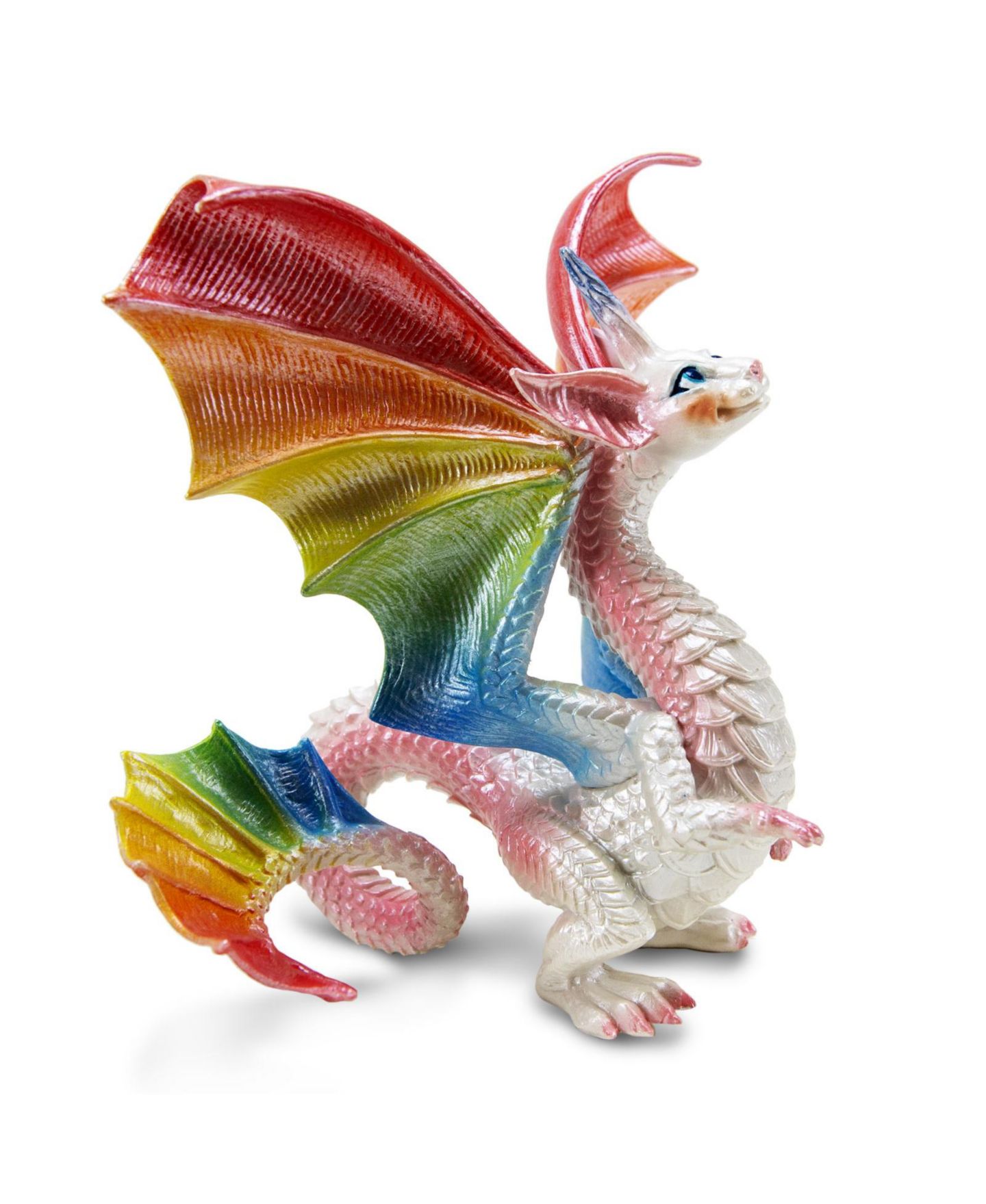 Детская фигурка Safari Ltd. Fairy Rainbow Dragon 5.5" Tall Figurine, Ages 3+ — фото 2