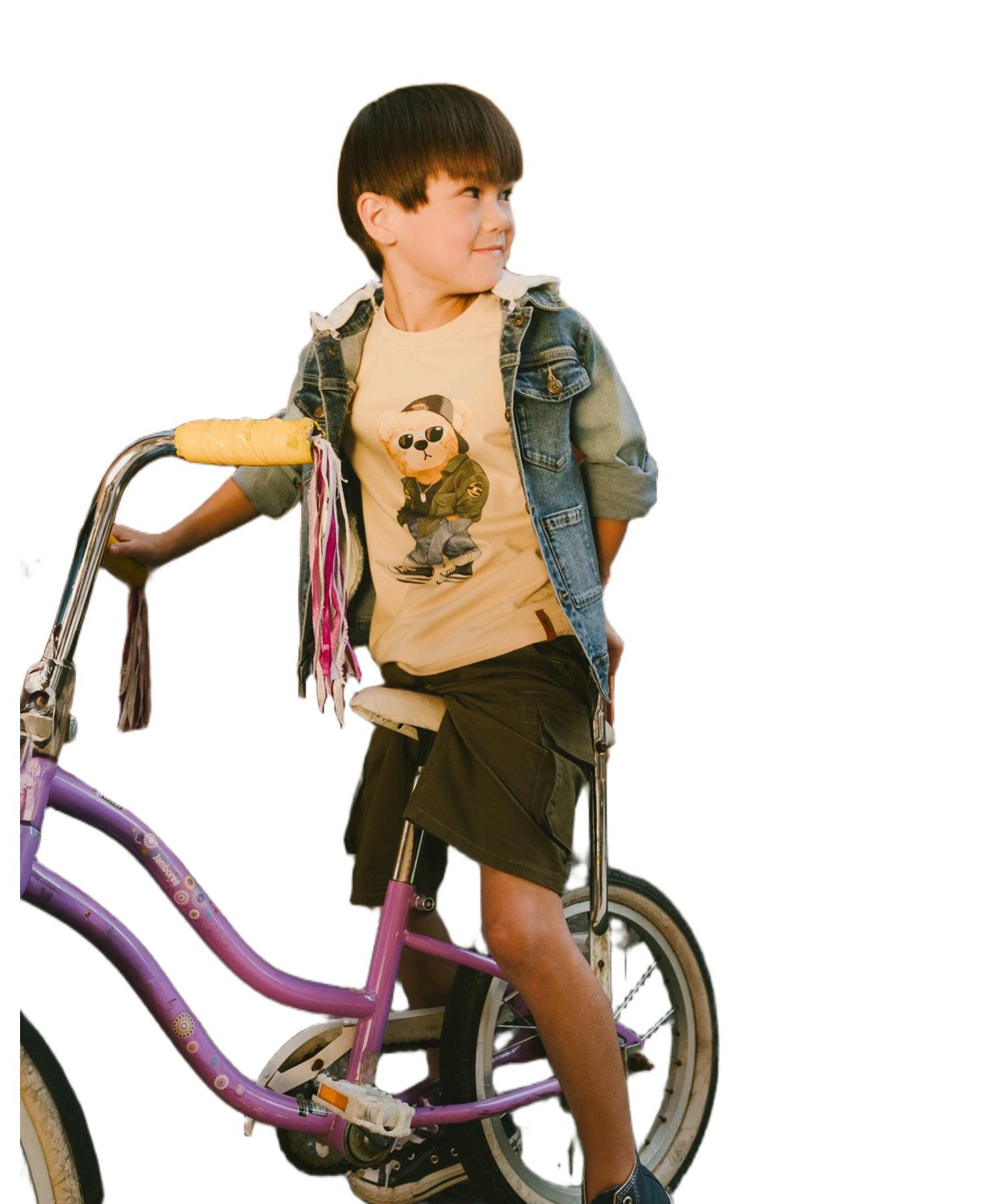 Toddler Boys Stretch Twill Bermuda with Cargo Pockets