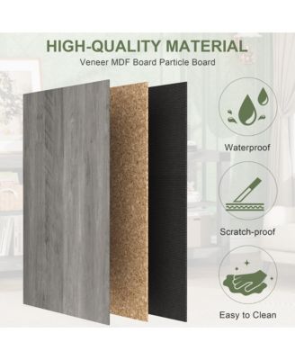 60" Farmhouse TV Stand for 65" TVs, Entertainment Center Console with Storage Shelves