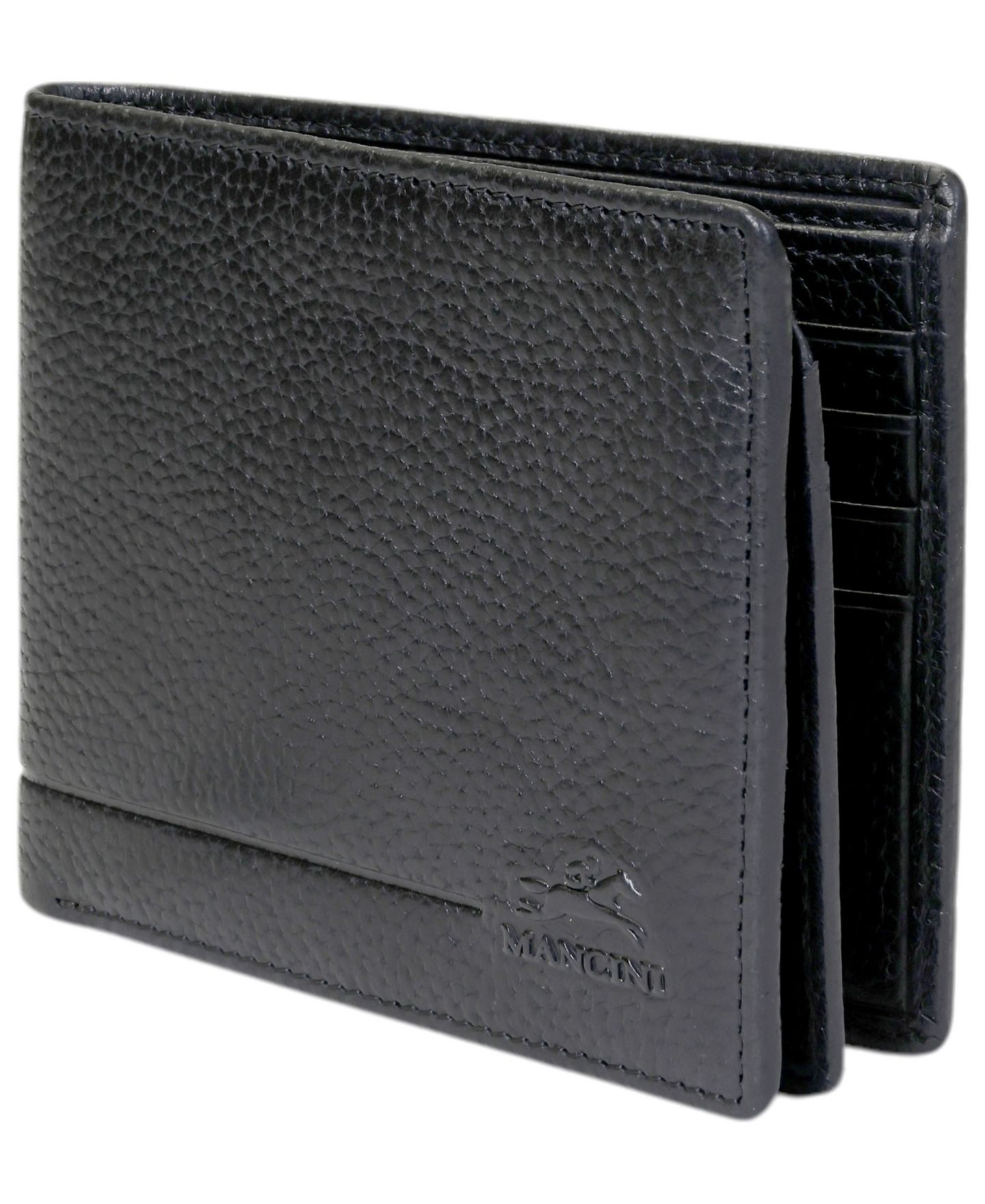 Мужской кошелёк Mancini Fifth Avenue Secure Billfold Wallet, цвет: Чёрный — фото 3