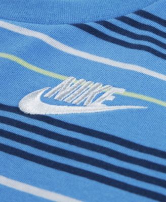 Toddler Boys' 2T-4T Striped Short-Sleeve T-Shirt and French Terry Shorts, 2-Piece Set