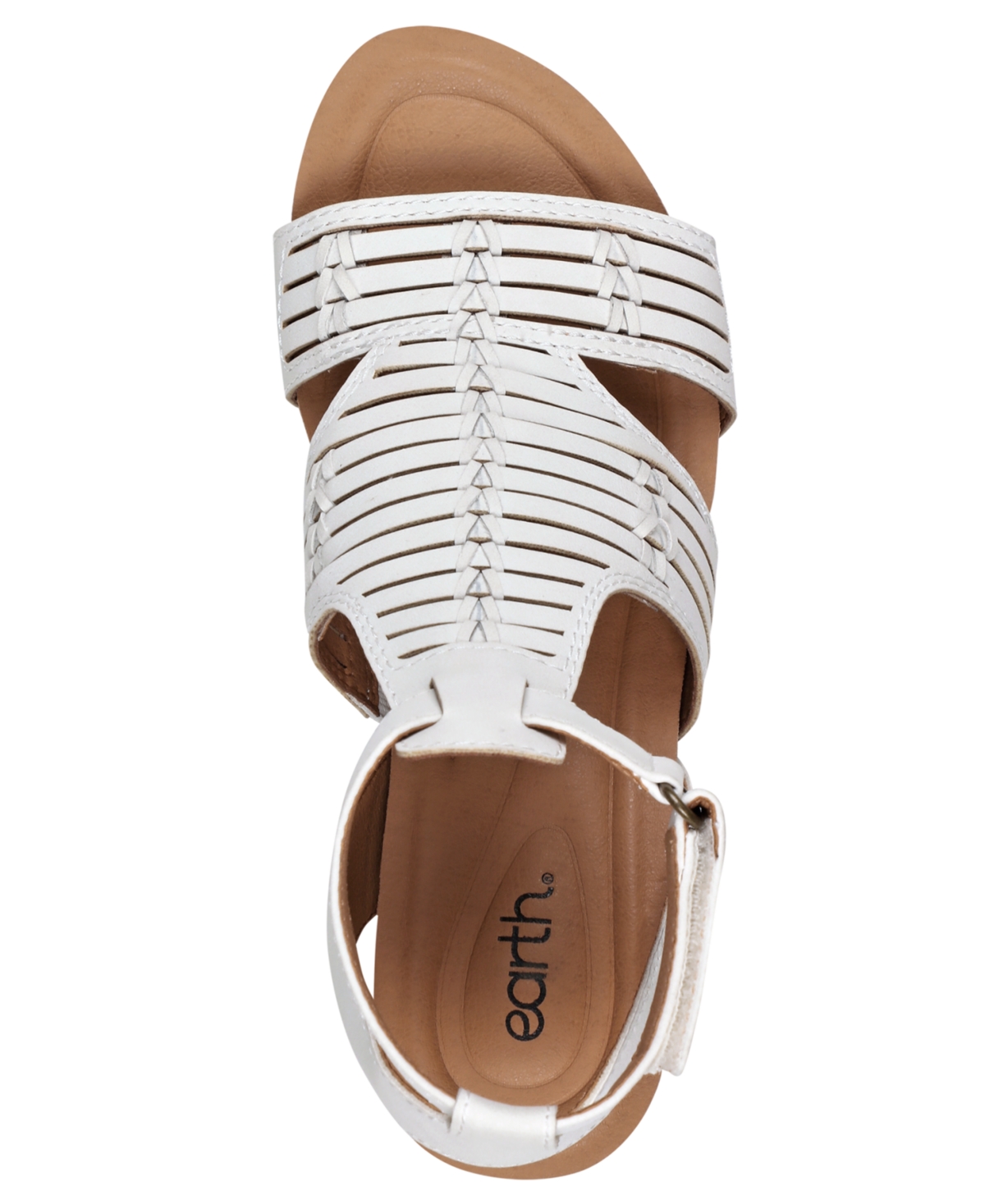 Earth Women's Helodie Fisherman Round Toe Wedge Sandals