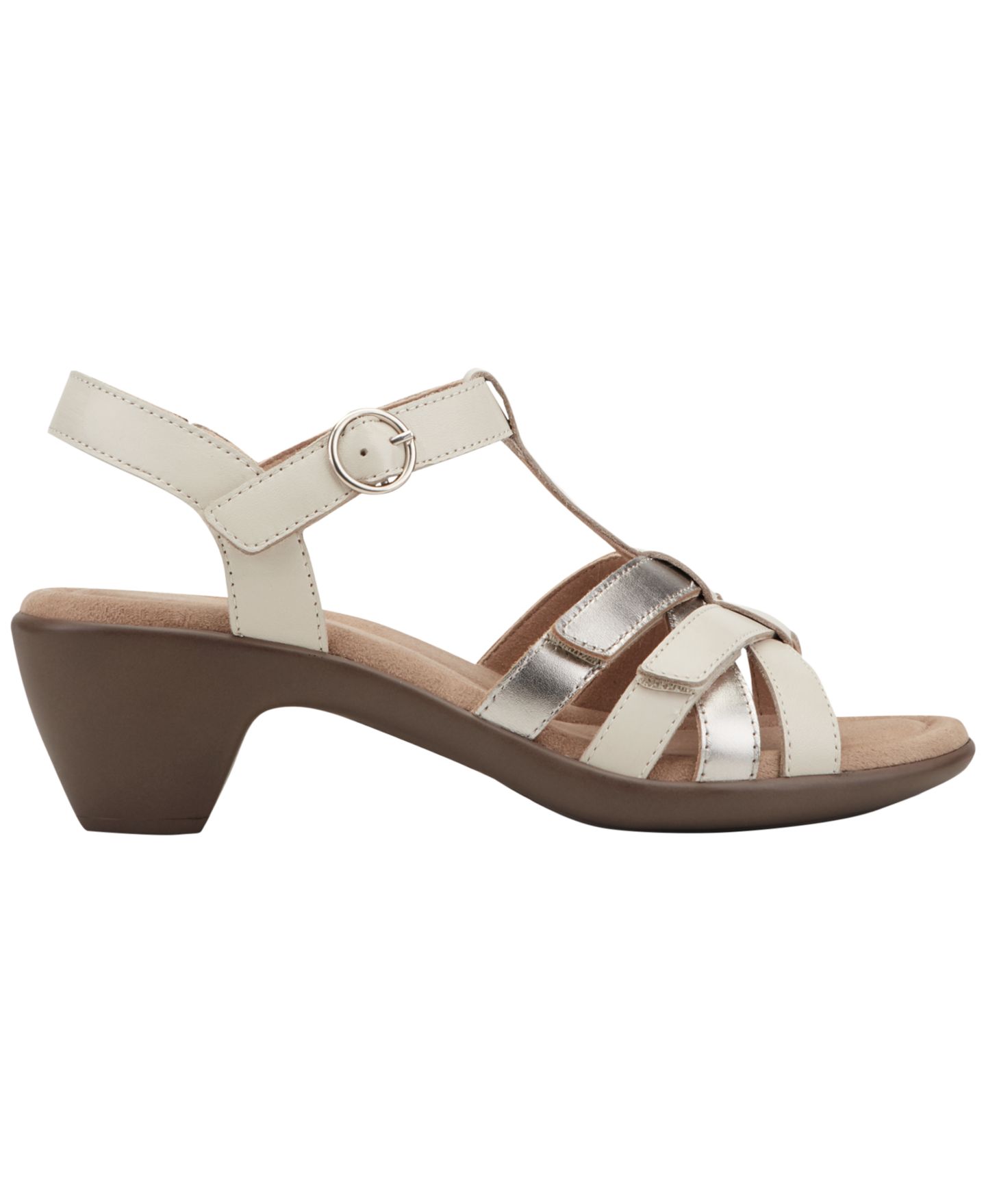 Женские сандалии Easy Spirit Claraa Strappy Dress Sandals, цвет: Светлый бежевый — фото 2