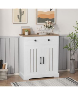 Kitchen Storage Cabinet, Modern Buffet Cabinet with Storage, Coffee Bar with 2 Drawers and 2 Doors