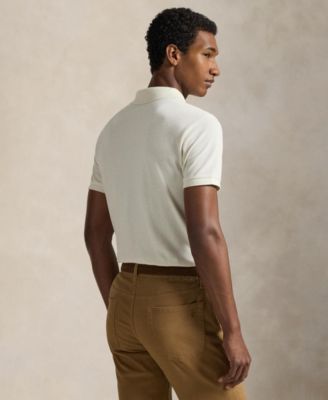 Men's Custom Slim-Fit  Mesh Polo Shirt