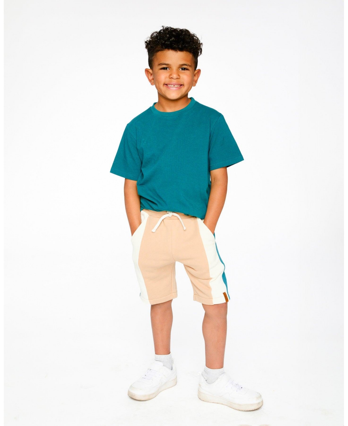 Deux par Big Boys Cotton Jersey T-Shirt Solid