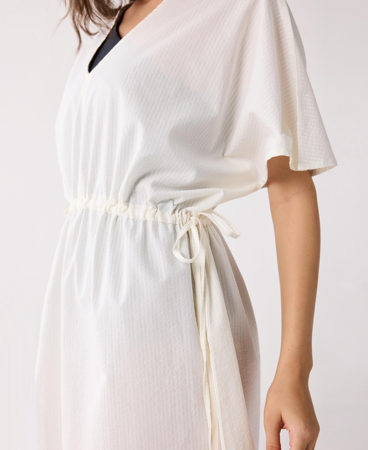 Reistor Women's Kaftan-style Beach Cover-up with Side Ties