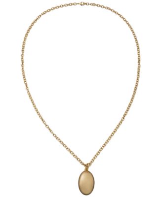 Donna Karan - Gold-Tone Pebble Pendant Necklace