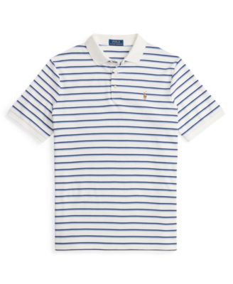 Men's Short-Sleeve Classic-Fit Striped Polo Shirt