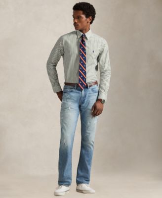 Men's Classic-Fit Striped Broadcloth Shirt