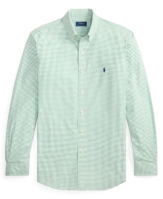 Men's Slim-Fit Gingham Stretch Shirt