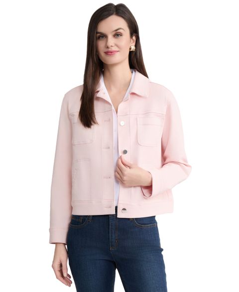 Женские куртки Jones New York Patch Pocket Denim Jacket