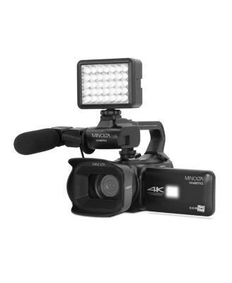 MN4KPRO 64MP 4K Camcorder Bundle with Tripod and Cleaning Accesories