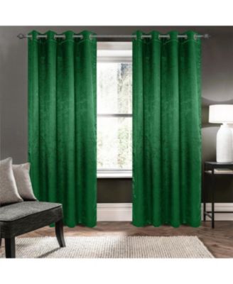 100% Polyester 190 GSM Eloise Reversible Blackout Grommet Curtain Panel