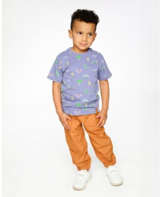 Toddler Boys Cotton Jersey T-Shirt Bicycle Print