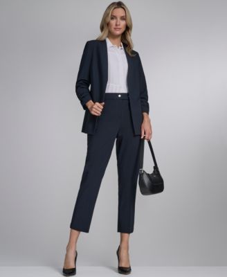 Women's Open-Front Collarless Jacket