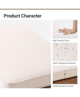 Outdoor Patio Furniture, 6 Piece Outdoor Sectional Sofa PE Rattan Wicker Patio Conversation Sets,All Weather Patio Furniture Set