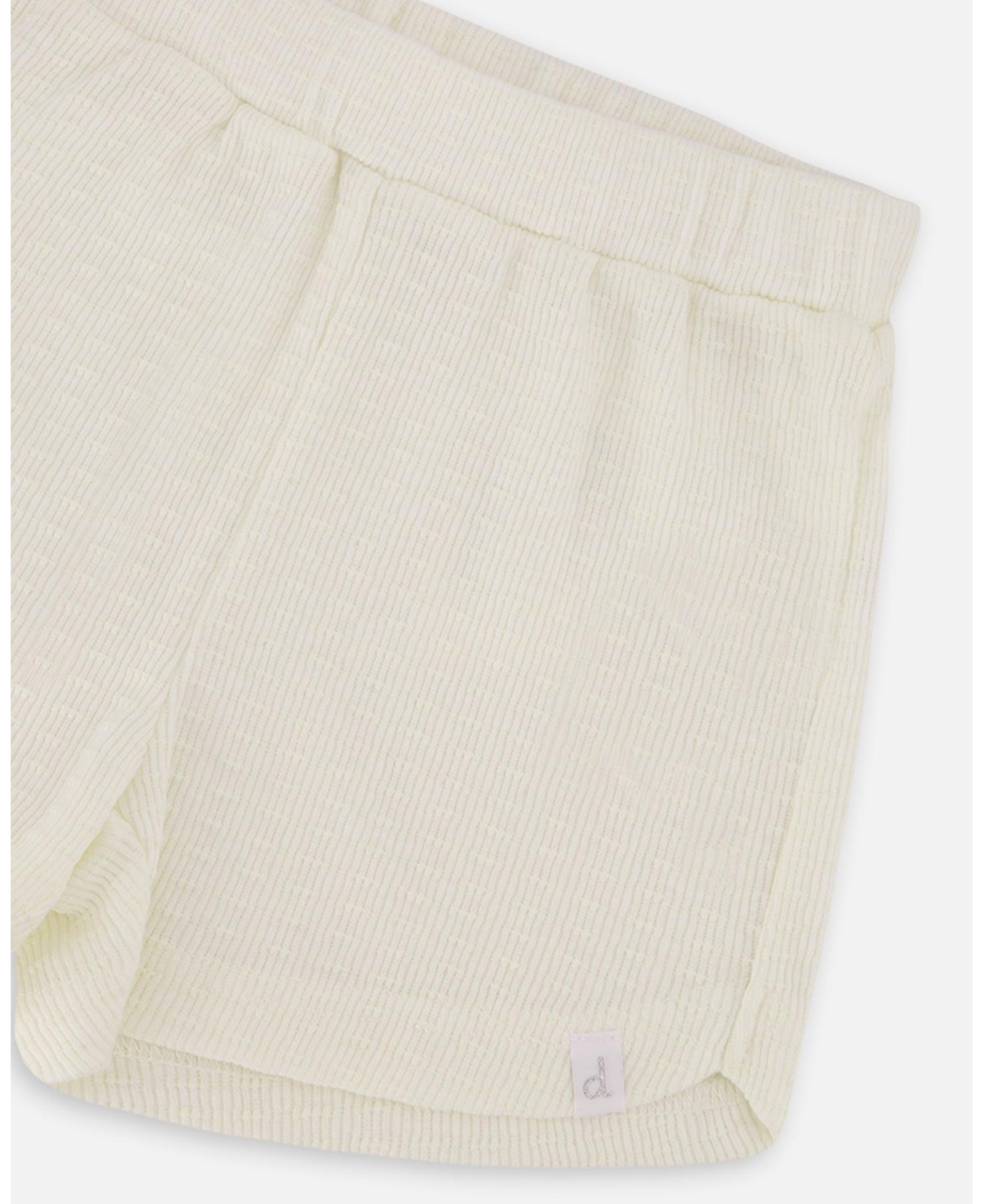 Deux par Big Girls Shorts Off-White