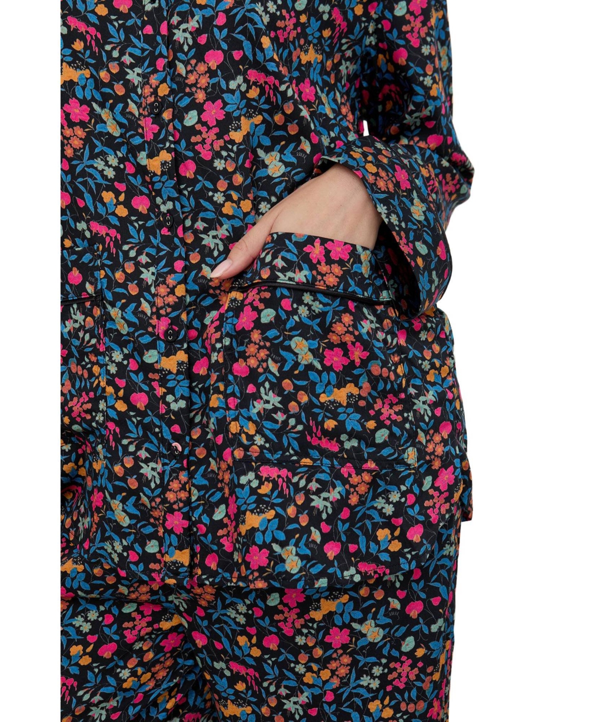 Lily and Lionel London Women's Evie Long Sleeve Print Pajama Set