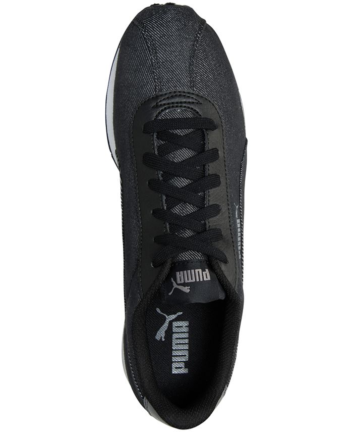 Puma Men's Turin Denim Casual Sneakers from Finish Line - Macy's