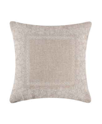 Alessio Embroidered Decorative Pillow, 18" x 18"