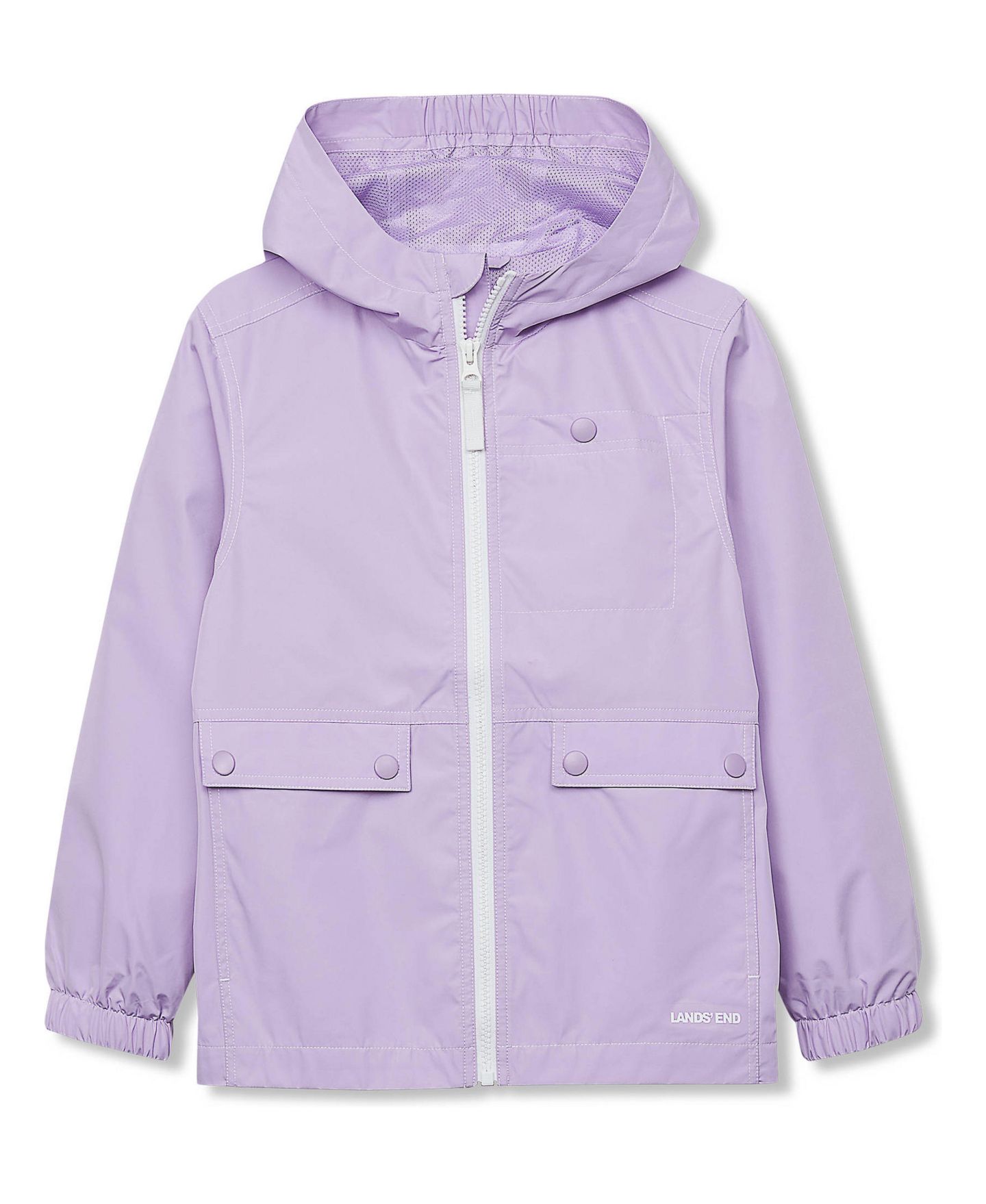 Куртка Lands' End Water Resistant Ocean Breeze для девочек, цвет: Лавандовый — фото 1