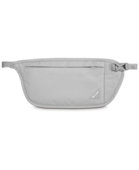 Кошелёк Pacsafe Coversafe V100 RFID Blocking Waist, цвет: Нейтральный серый
