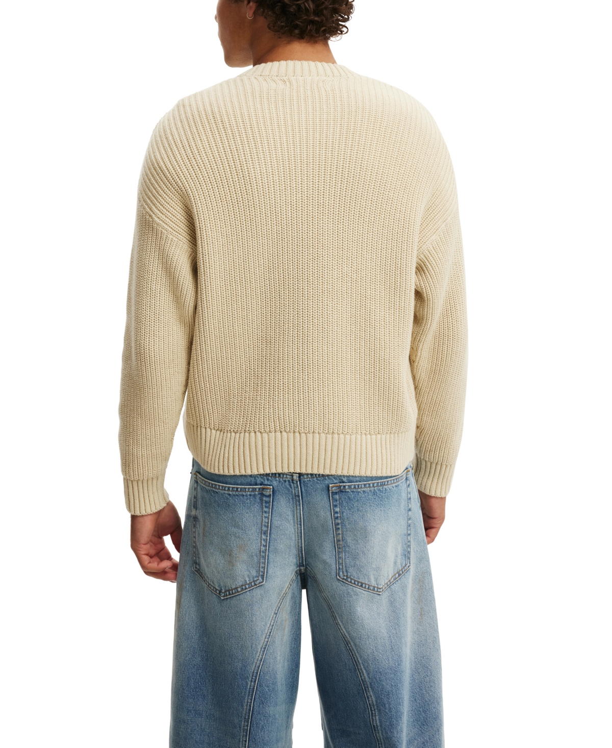 Cotton On Men's Washed Crewneck Sweatshirt