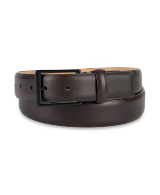 Men's Smooth and Saffiano Leather Dress Belt