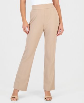 Petite High Rise Pull-On Pants