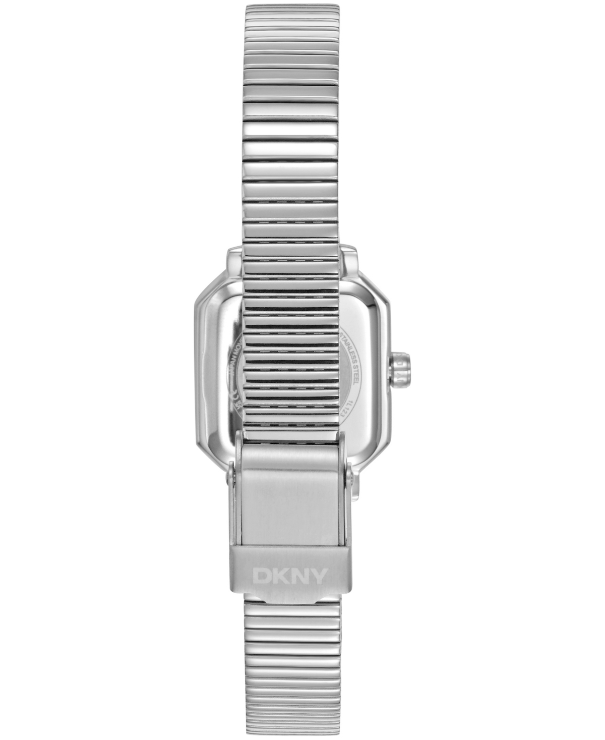 Dkny Women's Silver Dial Stainless Steel Tubogas Bracelet Watch, 22mm