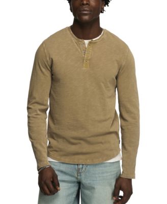 Men's Crewneck Pull-On Henley Shirt
