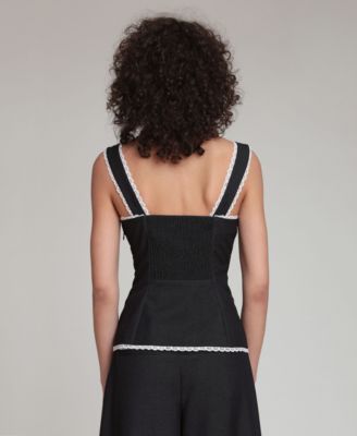 Women's Portrait Sweetheart Neck Adjustable Top